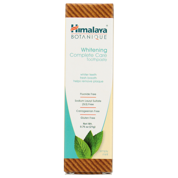 Oral Hygiene Himalaya Whitening Complete Care Toothpaste Simply Mint Travel Size hero