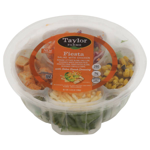 Prepared Meals Taylor Farms Salad, with Chicken, Fiesta hero