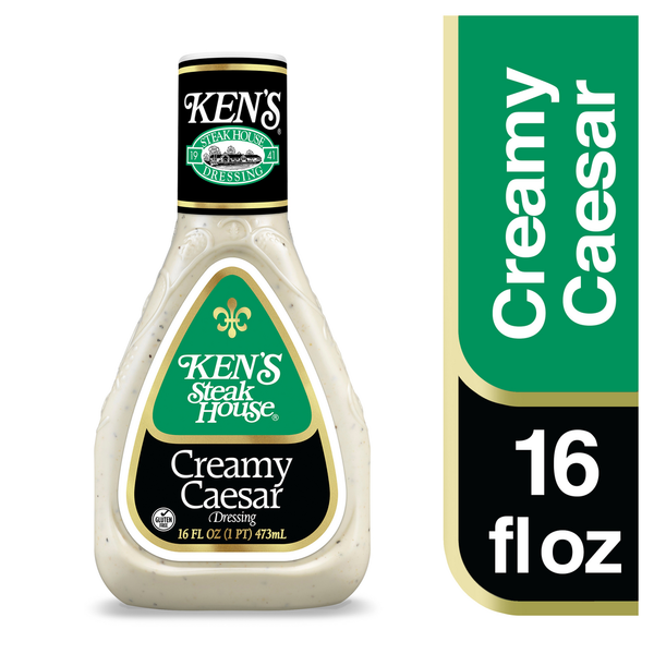 Salad Dressing & Toppings Ken's Steak House Dressing, Creamy Caesar hero