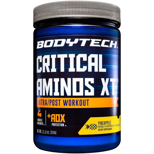 Intra/Post Workout & Recovery BodyTech Critical Aminos XT Intra/Post Workout - Pineapple (11.8 oz. / 45 Servings) hero