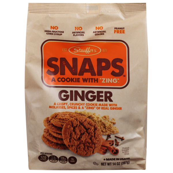 Cookies & Cakes Stauffer's SNAPS Ginger hero