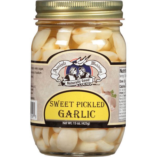 Pickled Goods & Olives Amish Wedding Garlic, Sweet, Pickled hero