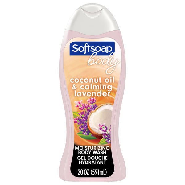 Beauty Softsoap Moisturizing Body Wash Gel, Coconut Oil & Lavender hero