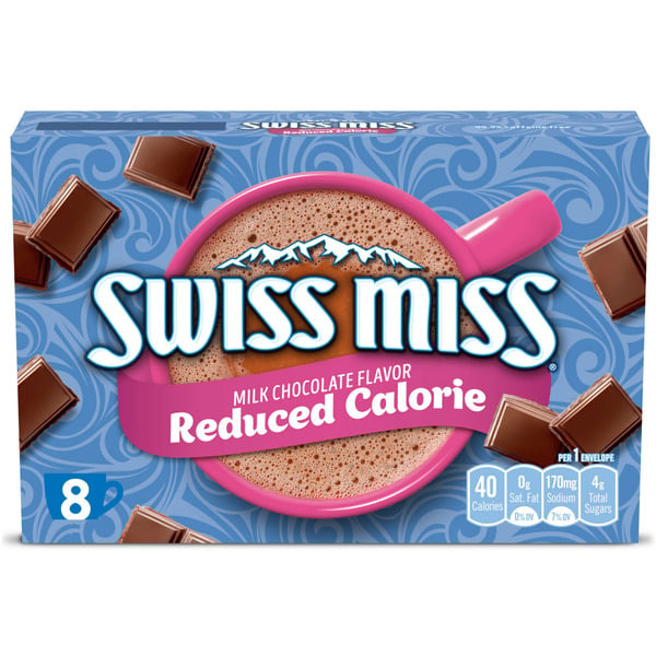 Cocoa & Drink Mixes Swiss Miss Reduced Calorie Milk Chocolate Flavored Hot Cocoa Mix hero