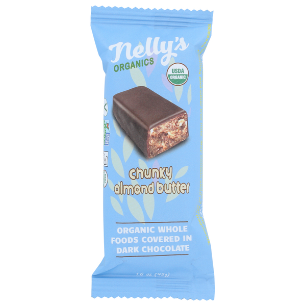 Nelly's Organics Chunky Almond Bar hero