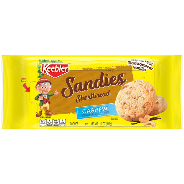 Cookies & Cakes Keebler Sandies Sandies Cookies Cashew hero