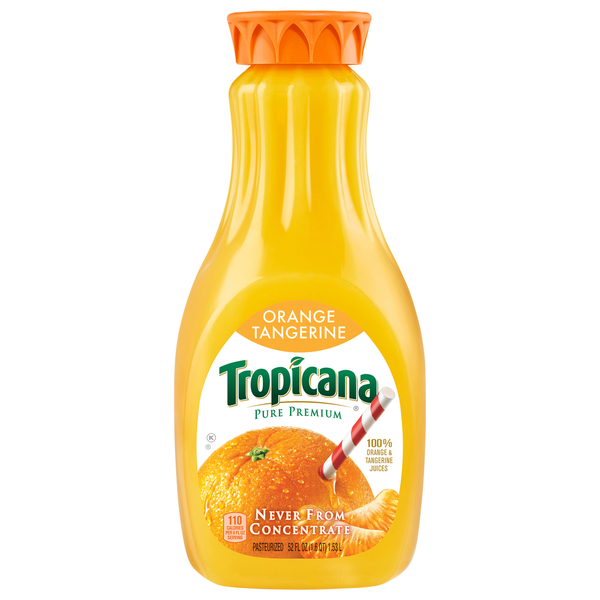 Juice & Nectars Tropicana 100% Juice, Orange Tangerine hero