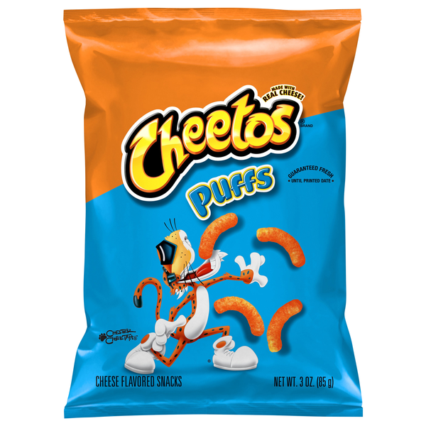 Chips & Pretzels Cheetos Puffs, Cheese Flavored Snacks hero