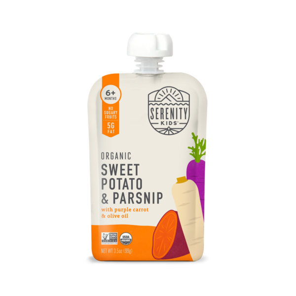 Baby Food & Formula Serenity Kids Organic Sweet Potato & Parsnip with Organic Carrots and Olive Oil hero