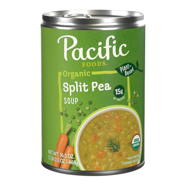 Pacific Foods Organic Split Pea Soup hero