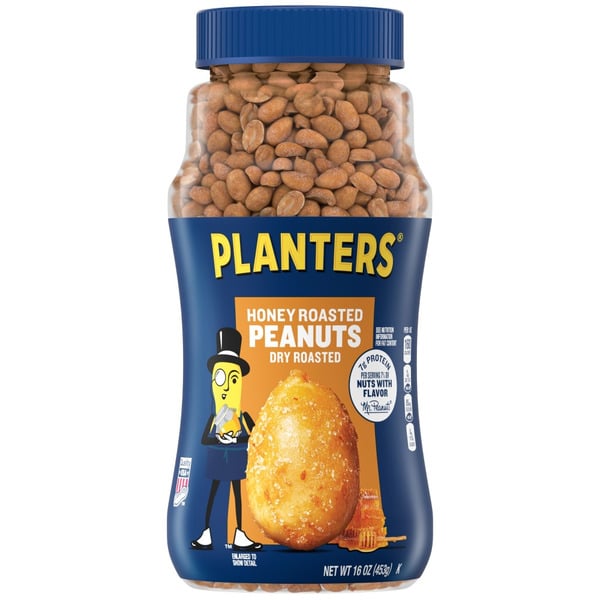 Nuts, Seeds & Dried Fruit Planters Dry Honey Roasted Peanuts hero