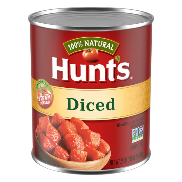 Canned & Jarred Vegetables Hunt's Diced Tomatoes hero