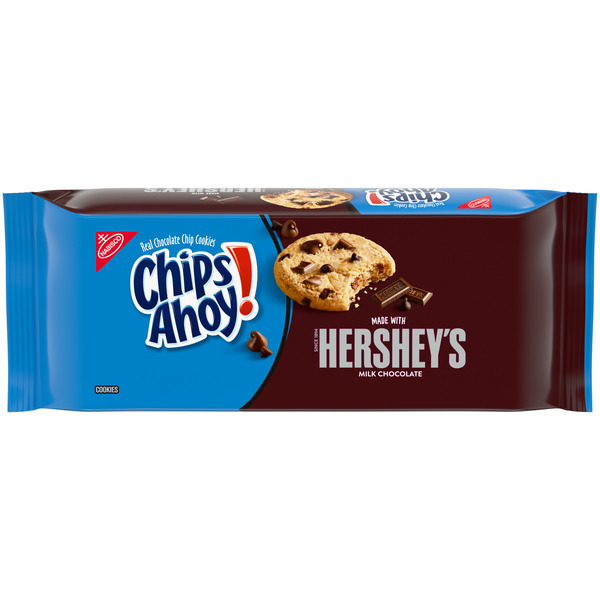 Packaged Cookies Chips Ahoy! Hershey'S Milk Chocolate Chip Cookies hero