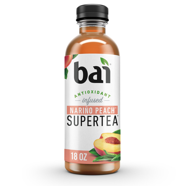 Refrigerated Bai Supertea Antioxidant Supertea Narino Peach Tea hero