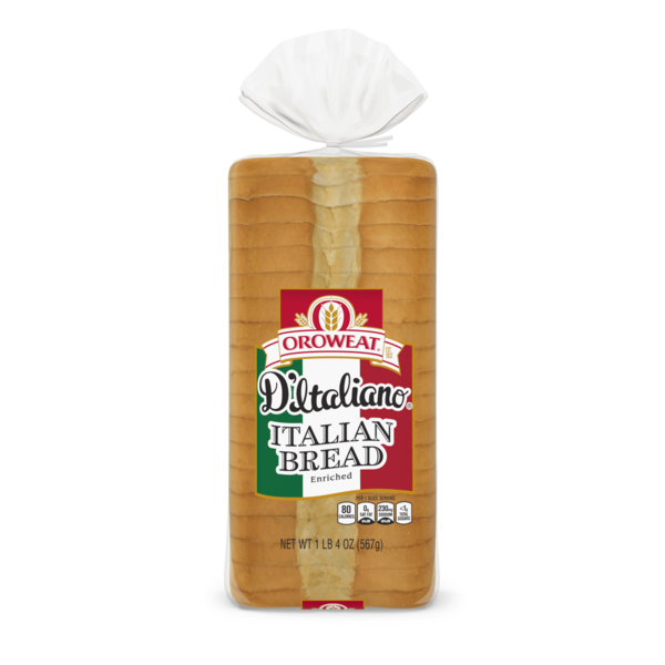 Bread Oroweat D'Italiano, Italian Bread hero