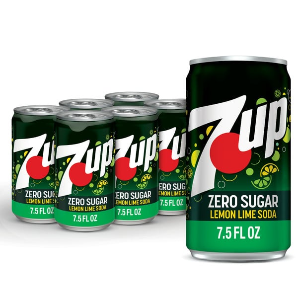 Soft Drinks 7UP Soda, Zero Sugar, Lemon Lime hero