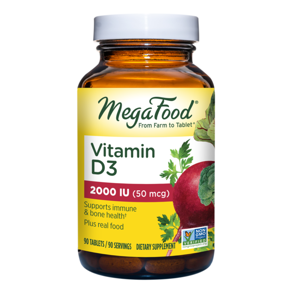 Vitamins & Supplements MegaFood Vitamin D3 2000 IU (50 mcg) hero