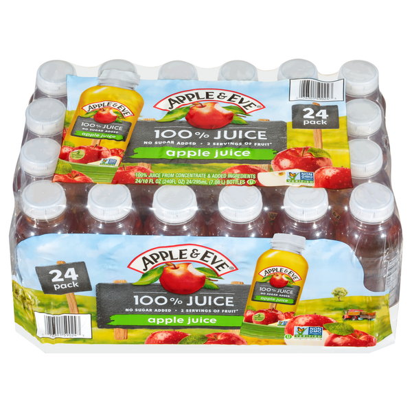 Juice & Nectars Apple & Eve 100% Juice, Apple, 24 Pack hero