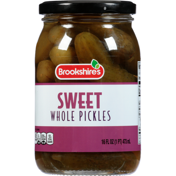 Pickled Goods & Olives Brookshire's Pickles, Sweet, Whole hero