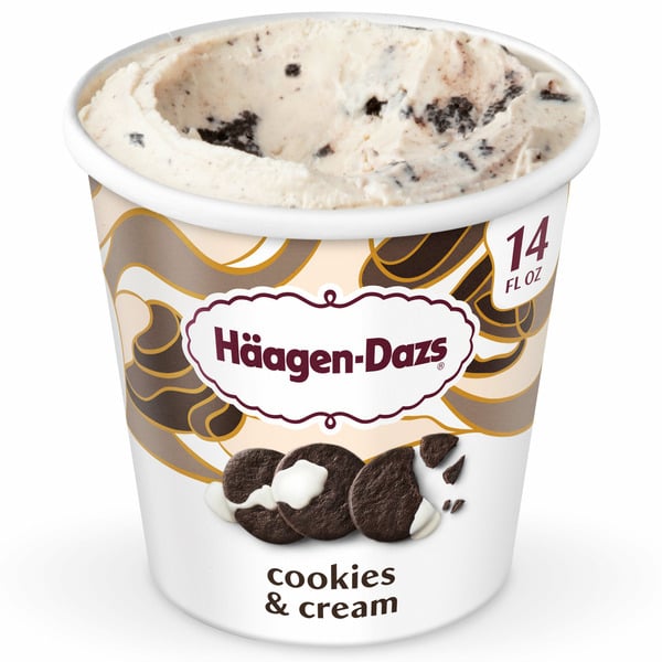 Ice Cream & Ice Haagen-Dazs Cookies & Cream Ice Cream hero