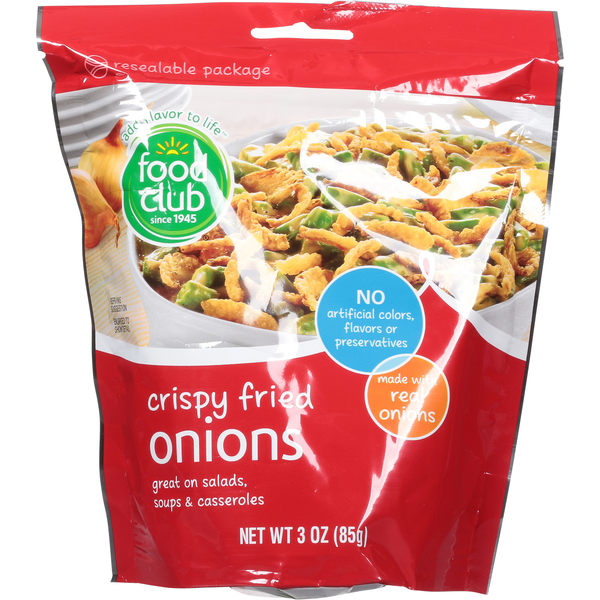 Food Storage Food Club Onions, Crispy Fried hero