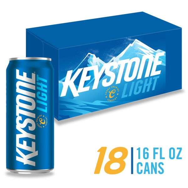 Domestic Beer Keystone Light Lager Beer hero