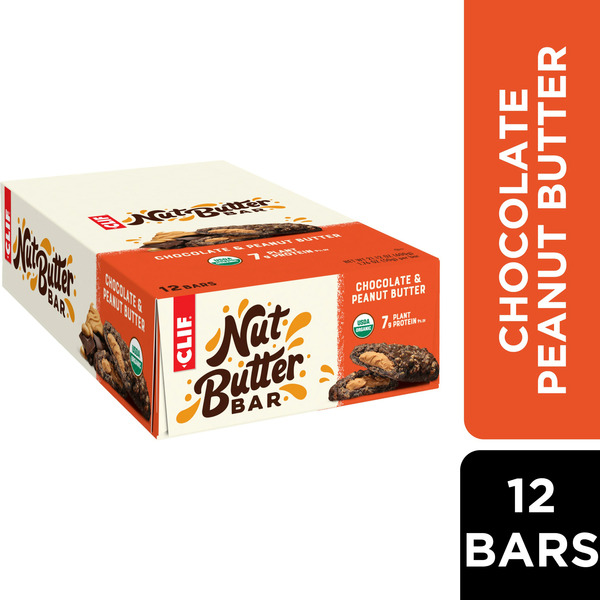 Energy & Granola Bars CLIF BAR Chocolate Peanut Butter Organic Nut Butter Filled Energy Bars hero