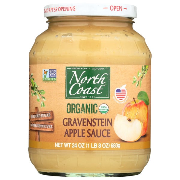 Canned Fruit & Applesauce North Coast Organic Gravenstein Apple Sauce hero