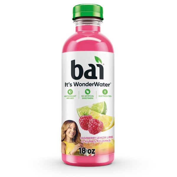 Juice & Nectars Bai Raspberry Lemon Lime, Antioxidant Infused Water Beverage hero