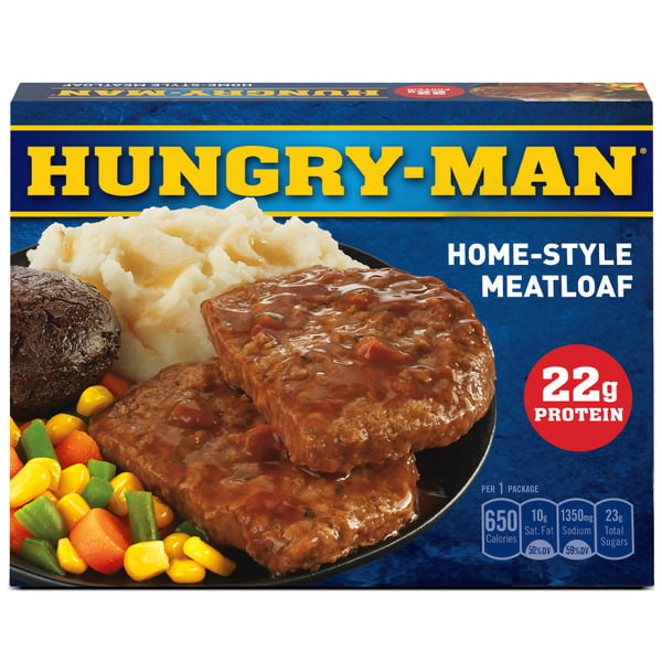 Meals Hungry-Man Home-Style Meatloaf Frozen Dinner hero