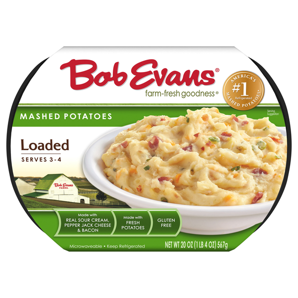 Instant Foods Bob Evans Farms Mashed Potatoes, Loaded hero