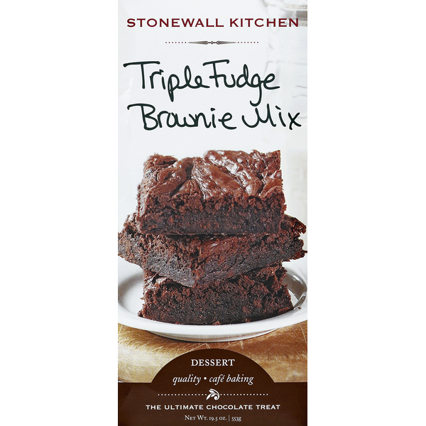 Doughs, Gelatins & Bake Mixes Stonewall Kitchen Brownie Mix, Triple Fudge hero