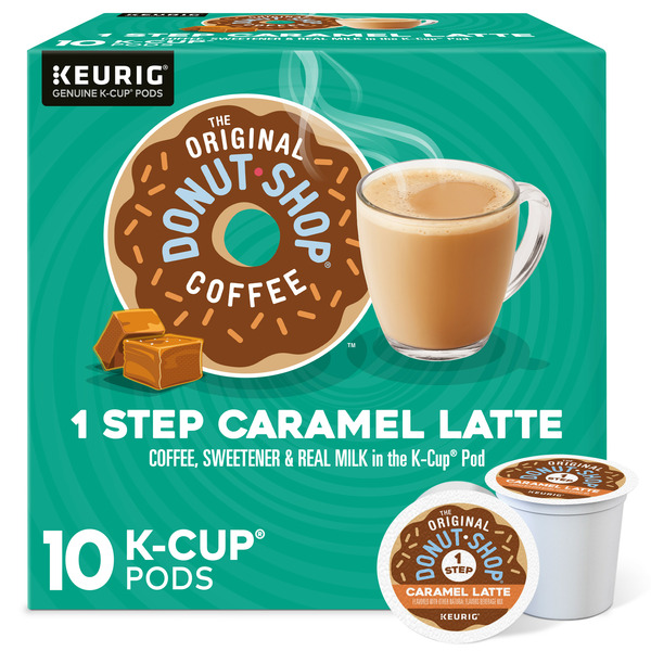 Coffee The Original Donut Shop Caramel Latte K-Cup Pods hero