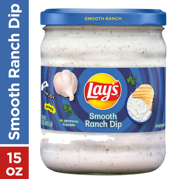 Dips & Salsa Lay's Dip, Smooth Ranch hero