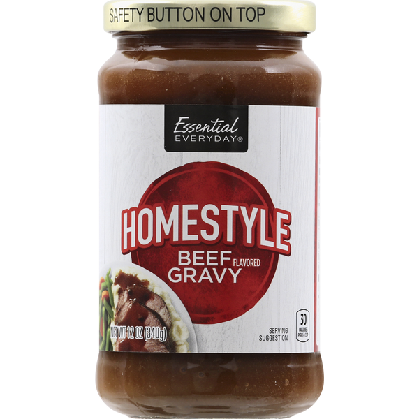 Soup, Broth & Bouillon Essential Everyday Gravy, Beef Flavored, Home Style hero