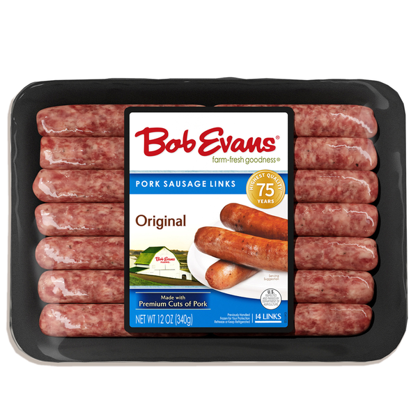 Hot Dogs, Bacon & Sausage Bob Evans Farms Pork Sausage Links, Original hero