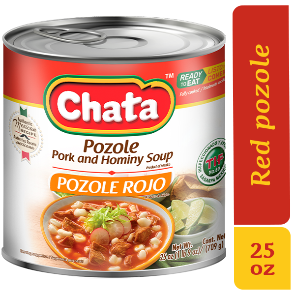 Canned Meals & Beans Chata Pozole Pork With Hominy Soup hero