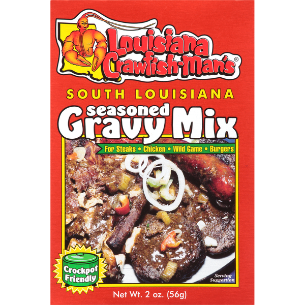 Spices & Seasonings Louisiana Crawfish-Man's Gravy Mix, Seasoned hero