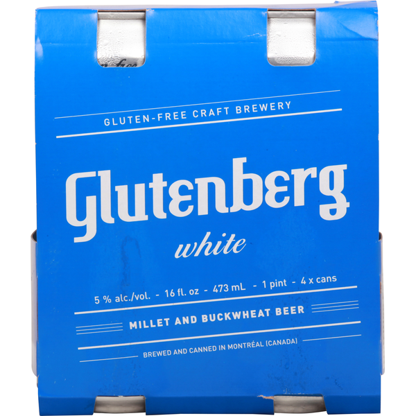 Beers & Coolers Glutenberg Beer, White hero