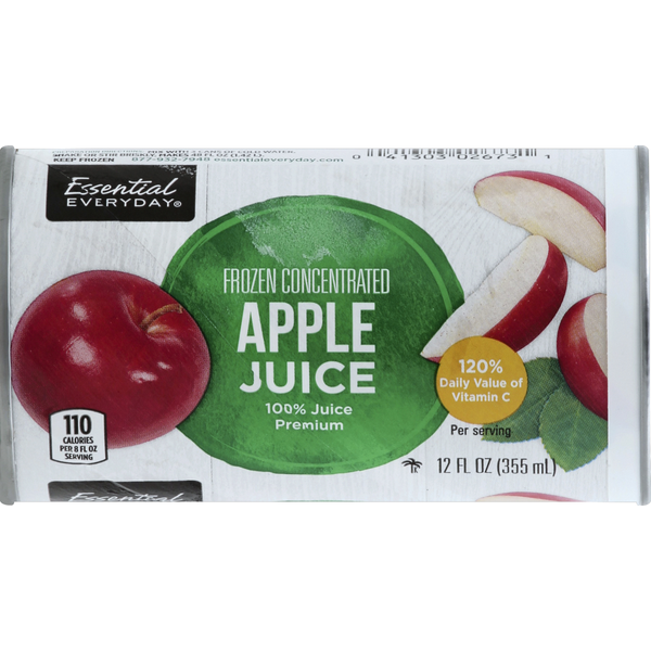 Frozen Juice Essential Everyday 100% Juice, Frozen Concentrated, Apple hero