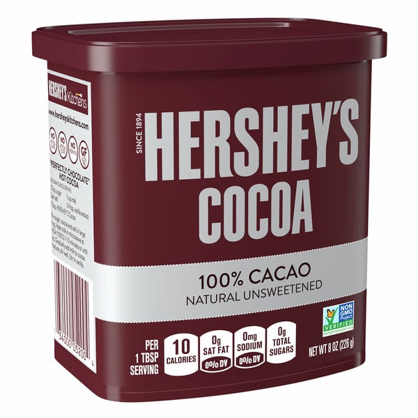 Baking Ingredients Hershey's Natural Unsweetened Cocoa hero