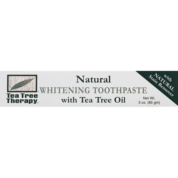 Oral Hygiene Tea Tree Therapy Toothpaste, Whitening, with Tea Tree Oil hero