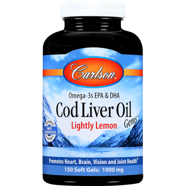 Vitamins & Supplements Carlson Cod Liver Oil hero