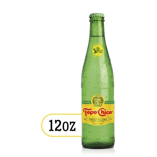 Water, Seltzer & Sparkling Water Topo Chico Natural Lime Flavor Mineral Water hero