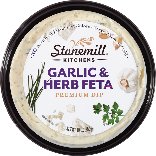 Fresh Dips & Tapenades Stonemill Dip, Premium, Garlic & Herb Feta hero