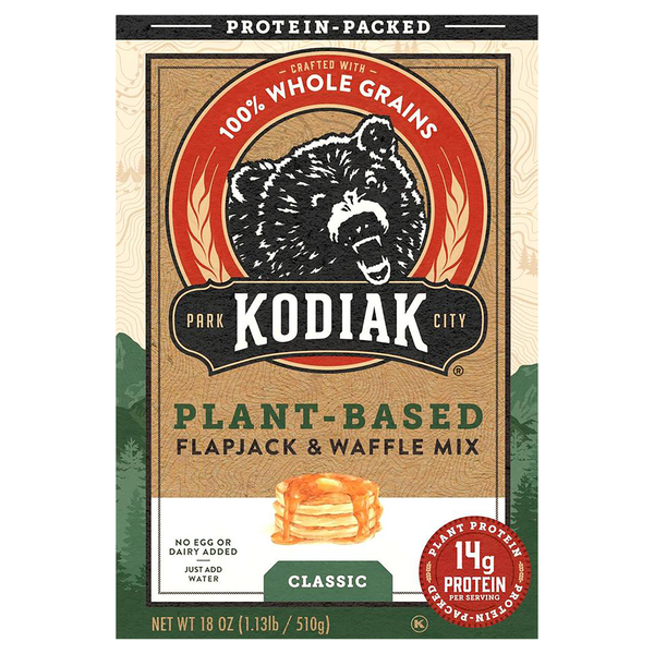 Kodiak Flapjack & Waffle Mix, Plant-Based, Classic hero