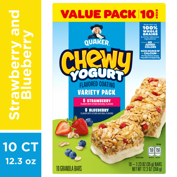 Energy & Granola Bars Quaker Granola Bars, Variety Pack, Value Pack hero