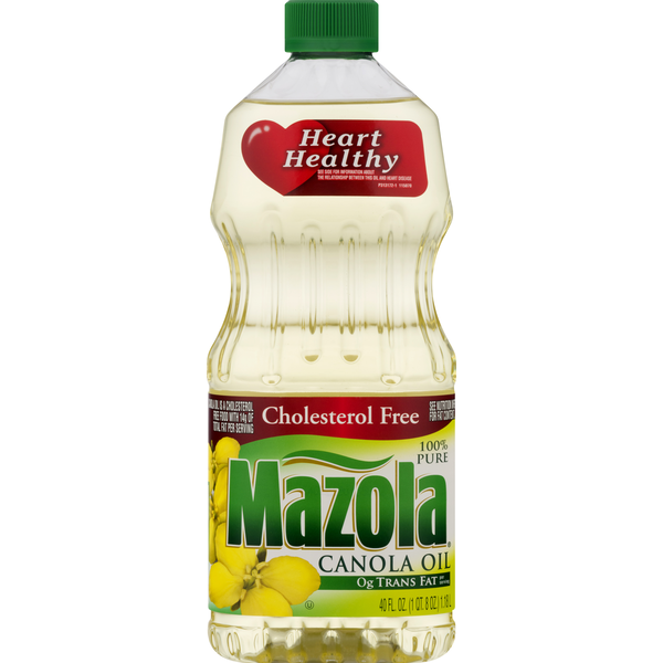 Oils & Vinegars Mazola Canola Oil, Cholesterol Free hero