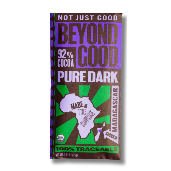 Candy & Chocolate Beyond Good 92% Pure Dark Chocolate hero