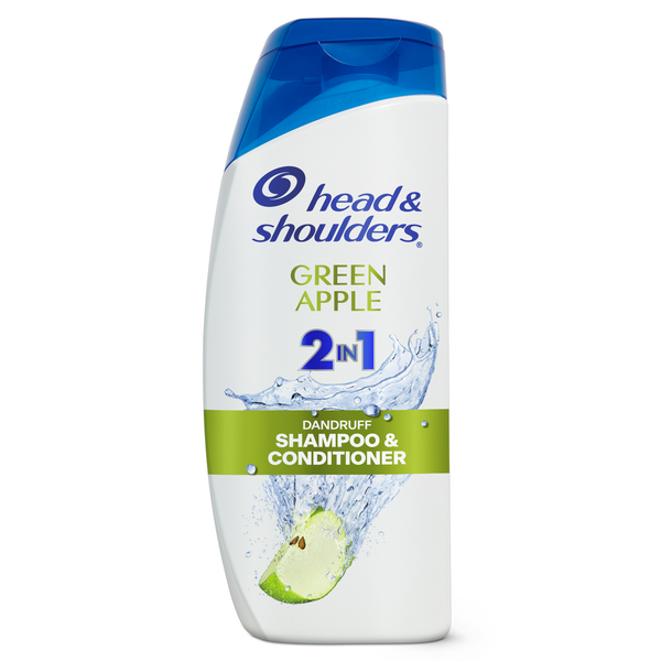 Head & Shoulders 2 in 1 Dandruff Shampoo and Conditioner, Green Apple hero